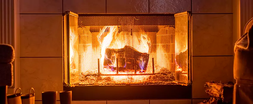Mendota Hearth Landscape Fireplace Installation in Greece, New York