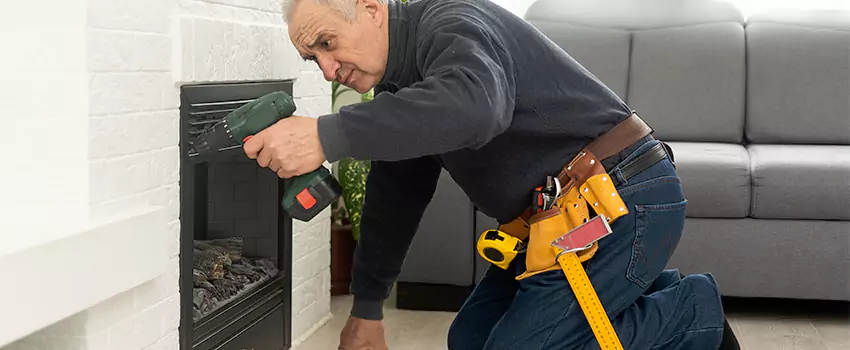 New Indoor Fireplace Installation in Greece, New York