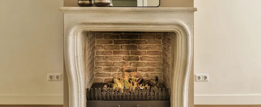 Vintage-style Fireplace Redesign in Greece, New York