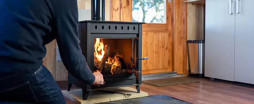 Open Hearth Wood Fireplace Installation in Greece, NY